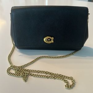 Coach black cross body bag